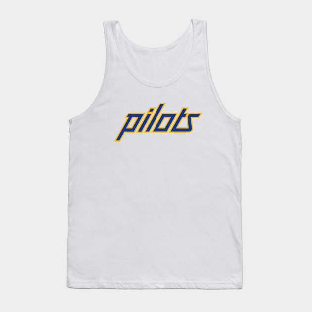 Defunct Seattle Pilots Baseball 1970 Tank Top by LocalZonly